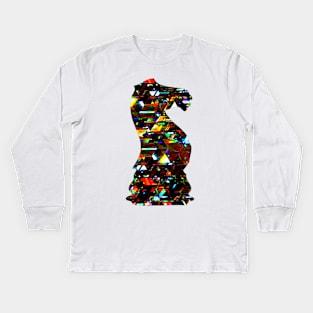 Chess Piece - The Knight 3 Kids Long Sleeve T-Shirt